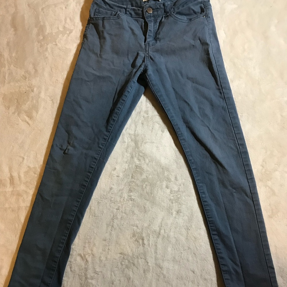 Light blue jeans high rise